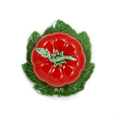 Bordallo Pinheiro Tomato Butter Dish With Cover Tableware