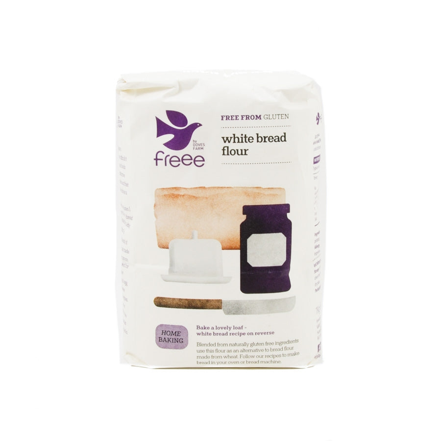 Doves Farm Gluten Free White Bread Flour 1kg Ingredients Flour Grains & Seeds