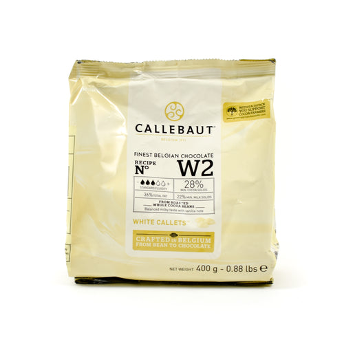 Sous Chef Callebaut White Chocolate Couverture 400g Ingredients Baking Ingredients Cooking Chocolate