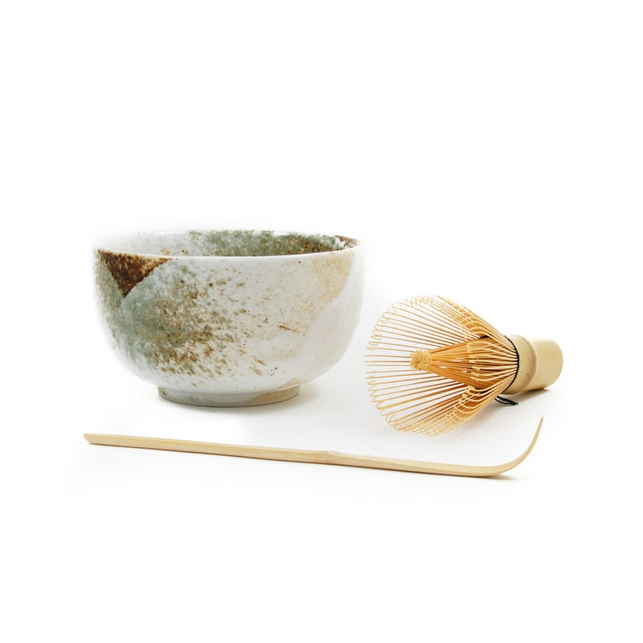 Kiji Stoneware & Ceramics Yukishino Matcha Bowl Set Tableware Japanese Tableware Japanese Food